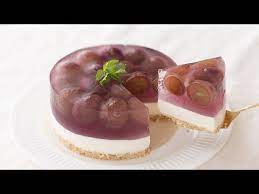 No Bake Grape Cheesecake Hidamari Cooking Youtube Desserts Dessert Recipes Baking