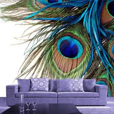 Another way is to add peacock designs to your home decor. Modern Home Decor Custom 3d Wall Mural Wallpaper Colorful Peacock Tail Photo Wallpaper High Quality Seamless Wall Paper For Wall Leather Bag