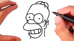 Desenho 'homer simpson' criado por pfrl no mural livre do gartic, o jogo de desenhos online e a rede social para desenhistas. Como Desenhar Homer Simpson Youtube