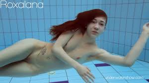 Skinny Nudist Enjoy Nude Swimming and Being Horny: Czech Porn by Under  Water Show