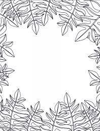 Fun And Pretty Coloring Pages For Adults With Flowers And Leaves My Kingdom Of Chaos