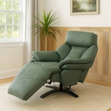 Upholstered lounge chair for recliner seating service