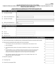 Borang Tp3 2015 English Version Employee Benefits Government Finances