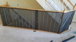 We desperately needed a banister guard. Diy Baby Proof Banister Railing Youtube