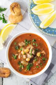 Moroccan Harira Soup Recipe W Beef Chickpeas Recipe Soup Recipes Recipes Harira Soup