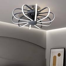New Design Hotsale Invisible Celling Fan With Light Restaurant With Remote Control For Bedroom Lighting 220v Ceiling Fans Aliexpress