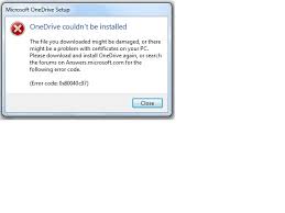 To reinstall onedrive for ios. Onedrive Could Not Be Reinstalled In Windows7 Pc 32bit Error Code 0x80040c97 Super User