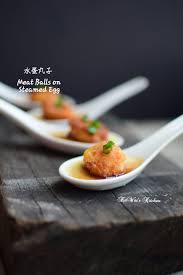 kit wai s kitchen 富贵水蛋丸子 meat balls on steames egg meatballs meat delish