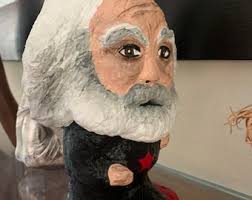 Karl Marx, Gartenzwerg, Gartenzwerg, 22 cm, deutscher Philosoph, Gnom,  Gartenzwerg, Gartenzwerg, Schreibtischfigur