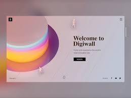 Digital Arts Exhibition Landing Page By Minh Pham In 2020 Landing Page User Experience User Interface Innovative Art