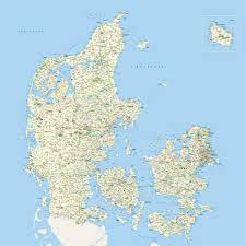 ✓ 5 stjerner på trustpilot ✓ flotte danmarkskort på lager. Danmarkskort Bla Nuancer 36016