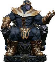 The Infinity Gauntlet Thanos On Throne 21 Maquette Statue By Sideshow Collectibles Popcultcha Marvel Statues Marvel Thanos Marvel