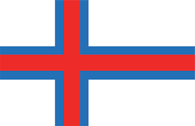 The flag of the faroe islands is an offset cross, representing christianity. The Faroe Islands Flag Package Country Flags