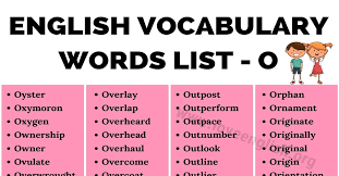 My heart it is a word which many times couple used to call each . Words That Start With O 230 Powerful Words Starting With O In English Love English