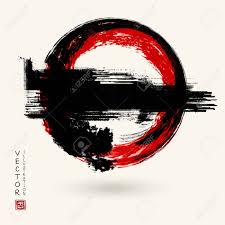 Find over 100+ of the best free japanese sign images. Black And Red Ink Round Stroke On White Background Japanese Royalty Free Cliparts Vectors And Stock Illustration Image 91520023