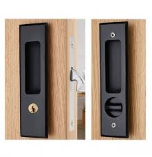 Get it as soon as tue, may 18. Matte Black Sliding Door Lock Flush Handle Finger Pull Set Kitchen Bathroom Cabinet Locker With Keys