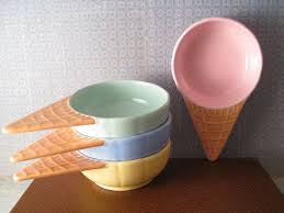 Ice Cream Cone Bowls Etsy Cute Kitchen Pastel Kitchen Ice Cream Bowl