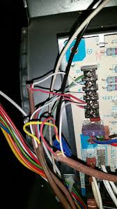 The two 24 volt wires go to the r terminal and c terminal inside the thermostat. Less Than 24 Volts On The Thermostat C Wire Home Improvement Stack Exchange