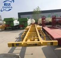 40FT 3 Axle Frame Trailer Sea Container Transport Semi ...