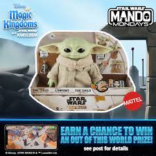 If you are planning a disney vacation, you have to contact mouseketrips and find out how they can help you have a much better trip for less money. Disney Magic Kingdoms We Re Celebrating Mandomondays With An Out Of This World Sweepstakes A Very Lucky Kingdomer Will Win One 1 Of Mattel S The Child Real Moves Plush Toys Make