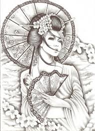 Japanese mythology fascinates both tattoo enthusiasts and artists because of its complex and striking concepts. Sooo Awesome Geisha Tattoo Design Japanese Geisha Tattoo Japanese Warrior Tattoo