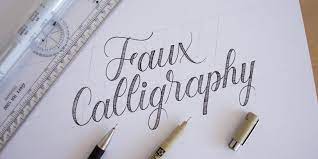You'll learn how to draw letters, words, inspirational phrases, and bible verses in multiple alphabet styles by practicing outlining letters and thickening . How To Do Faux Calligraphy Free Worksheets 2021 Lettering Daily
