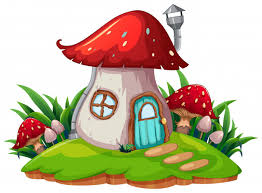 Free Vector A Fantasy Mushroom House Mushroom house is in the town of perinton. free vector a fantasy mushroom house