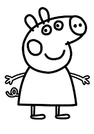 Immagine peppa pig da colorare. Kleurplaat Op Kids N Fun Peppa Pig Pagine Da Colorare Per Bambini Disegni Da Colorare