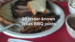20 great texas bbq joints that you