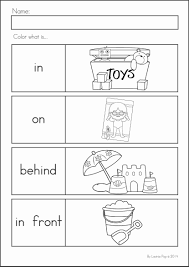 Pin By Marietjie Burger On Homeschooling Positional Words Kindergarten Preschool Worksheets Kindergarten Worksheets Printable