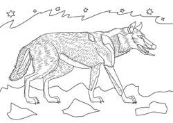 Ausmalbild wolf 1 zum ausdrucken. Ausmalbilder Tiere In Europa Basteln Gestalten