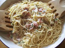 No Egg Cream Carbonara Recipe Food Com Recipe Carbonara Recipe Carbonara Recipes