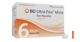 bd ultra fine micro pen needle 6mm x 32 g bd