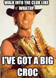 Looked Up Crocodile Dundee Meme On Google Not Disappointed Imgur