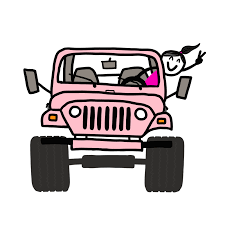 Jeep Wave Pink Girl Laptop Ipad Skin By Indicap 13 Macbook Pro Air Jeep Wave Jeep Stickers Pink Jeep