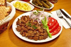 Leber Albanischer Art Arnavut Cigeri Turkische Rezepte Neue Rezepte Lebensmittel Essen Turkische Rezepte