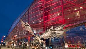 Atlanta's falcon has landed