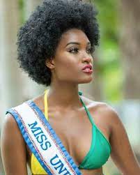15 Stunning Photos Of Davina Bennett The Miss Universe Contestant With The Glorious Afro Who S Breaking The Internet Davina Afro Textured Hair Afro