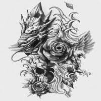 A dragon is considered to be a symbol of creation, so this tattoo design focuses on the balance of creation versus destruction, birth versus death. Skull Tattoo Designs Page 3 Tattooimages Biz