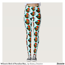 Wilson 39 S Bird Of Paradise Heart Leggings Beautiful Yoga Pants Exercise Leggings And Running T Leggings Fashion Paradise Clothing Outfit Inspirations
