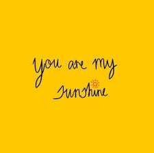 Val S Chaotic Mind Yellow Quotes You Are My Sunshine My Sunshine