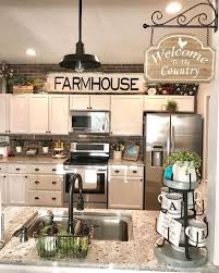 56 Choosing Above Kitchen Cabinet Decor Ideas Farmhouse Rustic 7 Zaradesignhomedecor Com Kitchen Cabinets Decor Above Kitchen Cabinets Home Decor Kitchen