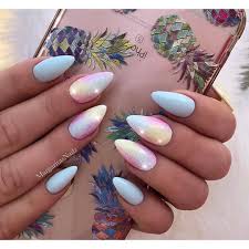 A favorite among celebrities like alicia keys and kesha, the style is reminiscent of that healthy. Unicorn Baby Blue Almond Nails Easter Nail Art Glitter Design Spring Summer Nails Nails Stilettonails Nail Designs Spring Easter Nails Easter Nail Designs