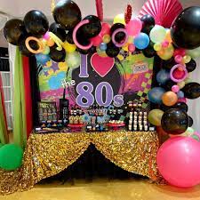 It was full of loud colors, extreme fashion, sky high hair, and forever defining to throw an 80's theme party, you'll want to include as many 80's nostalgic ideas and items as you can. I Heart The 80s Birthday Party Ideas Photo 1 Of 10 80s Party Decorations 80s Theme Party 80s Birthday Parties