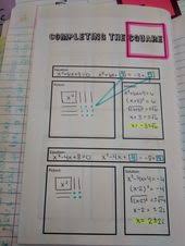 Algebra 2 Solving Quadratics Inb Pages Solving Quadratics Quadratics Math School