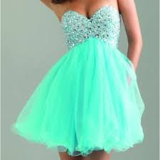 Aquamarine Prom Dress Prom Dresses Short Cute Prom Dresses Homecoming Dresses Short