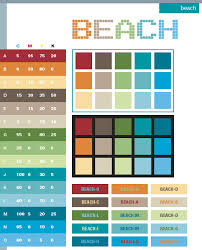 Color Palette With Cmyk Color Schemes Romantic Color Schemes Beach Color Schemes