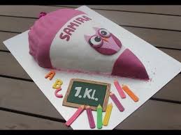 Hallo Meine Lieben Bei Mir Gibts Gerade Im Freundeskreis Gerade Kein Kind Welches Eingeschult Wird Denn Einschulungstorte Torte Einschulung Schultute Backen