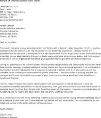 Application Letter Sample Cover Letter Example Internal Position