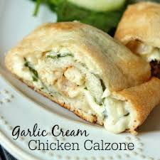 garlic cream en calzone diary of